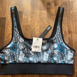 NWT COR Alligator Print in Blue and Black love it Wide Band on Bottom Size S